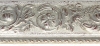 Argent� patin� ramage 88x34 mm